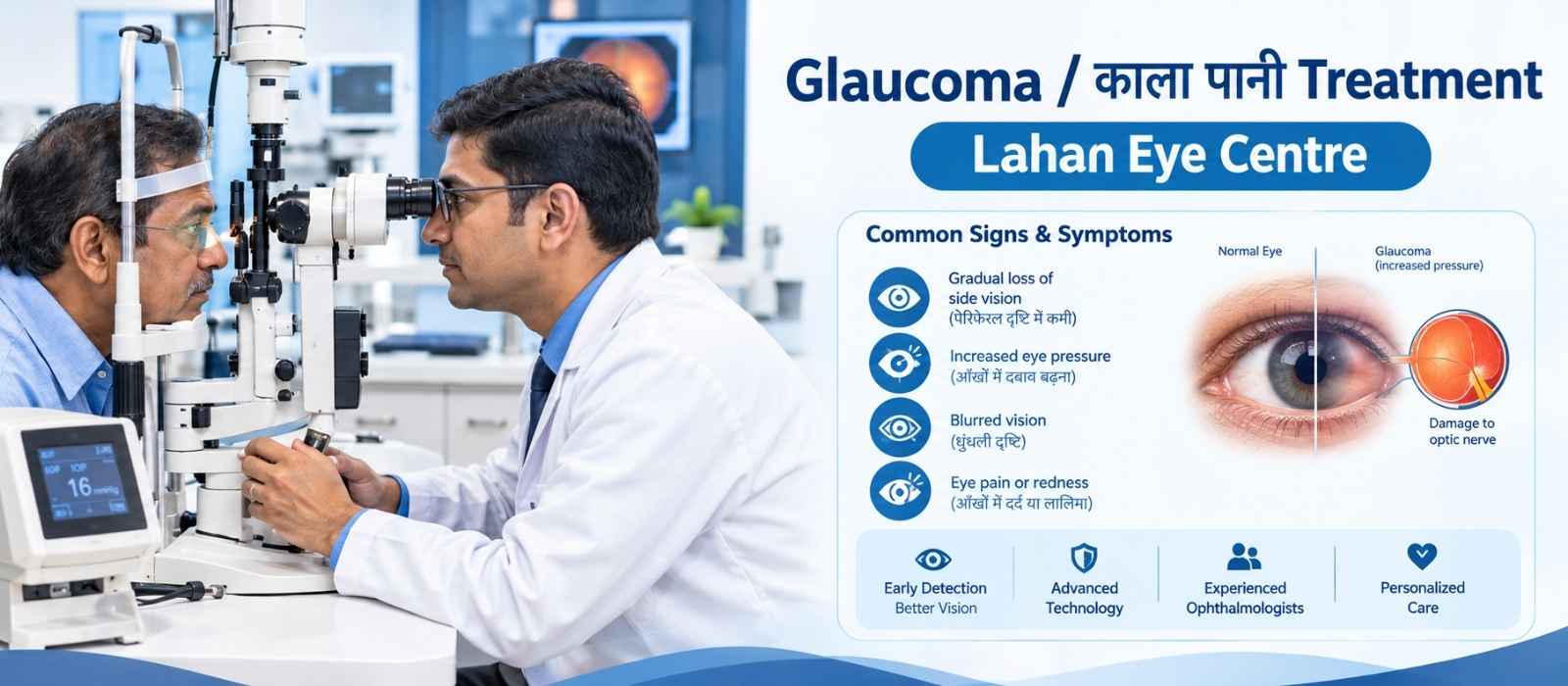 Glaucoma / काला पानी at Lahan Eye Centre in Patna